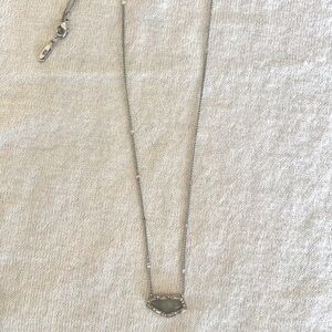 Stella & Dot Collectors Box Pave Stone Pendant- Bluegreen